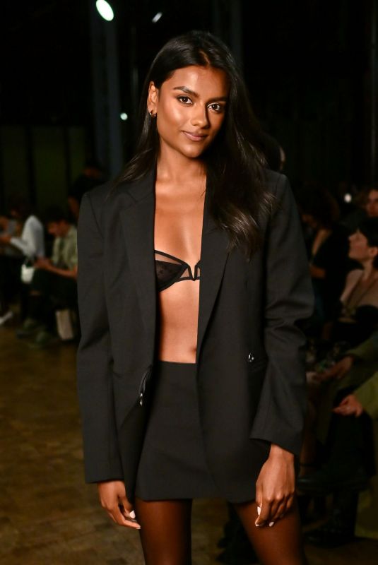 SIMONE ASHLEY at Nensi Dojaka Show at London Fashion Week 09/14/2024