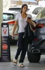 SOFIA BOUTELLA Waiting for Her Car at a Valet in Beverly Hills 09/13/2024