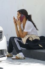 SOFIA BOUTELLA Waiting for Her Car at a Valet in Beverly Hills 09/13/2024