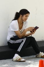SOFIA BOUTELLA Waiting for Her Car at a Valet in Beverly Hills 09/13/2024