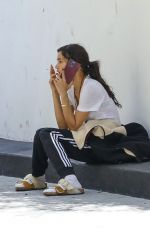 SOFIA BOUTELLA Waiting for Her Car at a Valet in Beverly Hills 09/13/2024