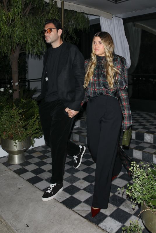 SOFIA RICHIE and Elliot Grainge Night Out in Los Angeles 09/13/2024