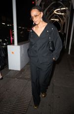 SOLANGE KNOWLES Arrives at Harper