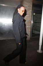 SOLANGE KNOWLES Arrives at Harper