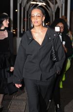 SOLANGE KNOWLES Arrives at Harper