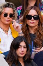 SOPHIA BUSH and Ashlyn Harris at US Open in New York 09/08/2024