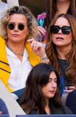 SOPHIA BUSH and Ashlyn Harris at US Open in New York 09/08/2024