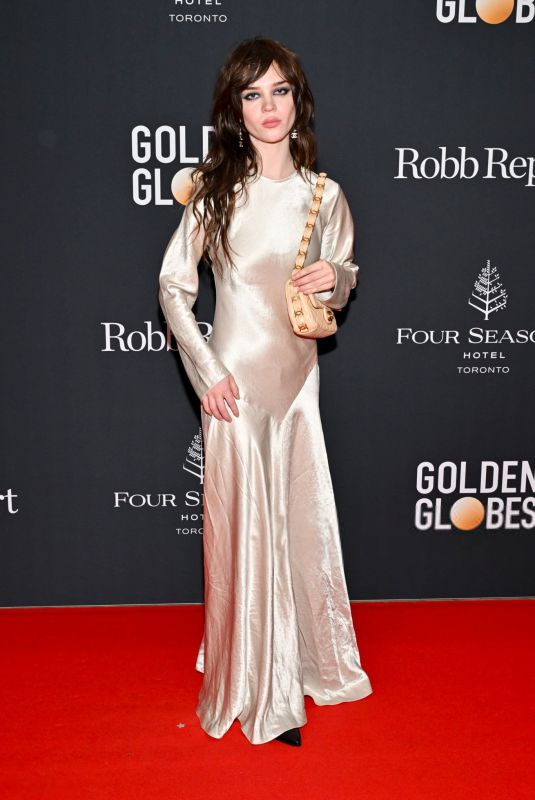 SOPHIE THATCHER at Golden Globes Announces The Road To the Golden Globes Party in Toronto 09/07/2024