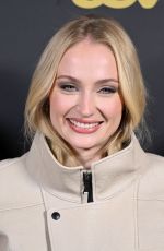 SOPHIE TURNER at Premiere and Photocall for Joan in London 09/18/2024