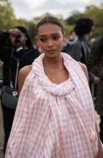 SOPHIE WILDE Arrives at Loewe Show at Paris Fashion Week 09/27/2024