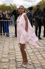 SOPHIE WILDE Arrives at Loewe Show at Paris Fashion Week 09/27/2024