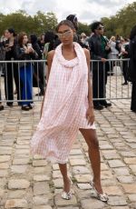 SOPHIE WILDE Arrives at Loewe Show at Paris Fashion Week 09/27/2024