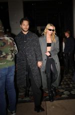 STELLA MAXWELL Leaves Costes in Paris 09/25/2024