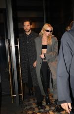 STELLA MAXWELL Leaves Costes in Paris 09/25/2024