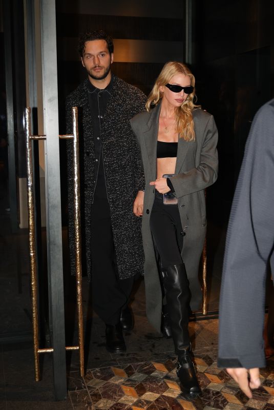 STELLA MAXWELL Leaves Costes in Paris 09/25/2024