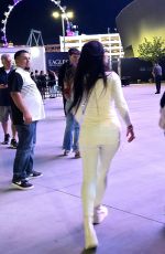 SUELYN MEDEIROS Arrives for an NFL Game in Las Vegas 09/22/2024