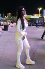 SUELYN MEDEIROS Arrives for an NFL Game in Las Vegas 09/22/2024