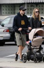 SUKI WATERHOUSE and Robert Pattinson Out with Their Baby in Los Angeles 09/24/2024