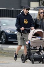 SUKI WATERHOUSE and Robert Pattinson Out with Their Baby in Los Angeles 09/24/2024