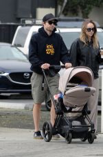 SUKI WATERHOUSE and Robert Pattinson Out with Their Baby in Los Angeles 09/24/2024