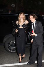SUKI WATERHOUSE Arrives at Taylor Swift