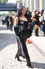 SUNISA LEE Arrives at Brandon Maxwell Fashion Show in New York 09/06/2024