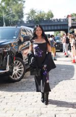 SUNISA LEE Arrives at Brandon Maxwell Fashion Show in New York 09/06/2024