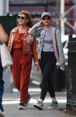 SUSAN SARANDON and EVA AMURRI Out and About in New York 09/23/2024
