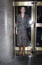 SUTTON FOSTER Leaves Morning Joe Show in New York 09/13/2024