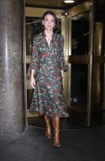 SUTTON FOSTER Leaves Morning Joe Show in New York 09/13/2024
