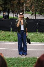 SVEVA ALVITI Arrives at Gucci Show at Milan Fashion Week 09/20/2024