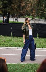 SVEVA ALVITI Arrives at Gucci Show at Milan Fashion Week 09/20/2024