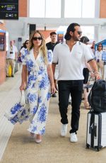 SYDNEY SWEENEY and Jonathan Davino Arrives at Venice Film Festival 08/31/2024