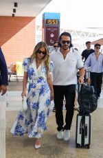 SYDNEY SWEENEY and Jonathan Davino Arrives at Venice Film Festival 08/31/2024