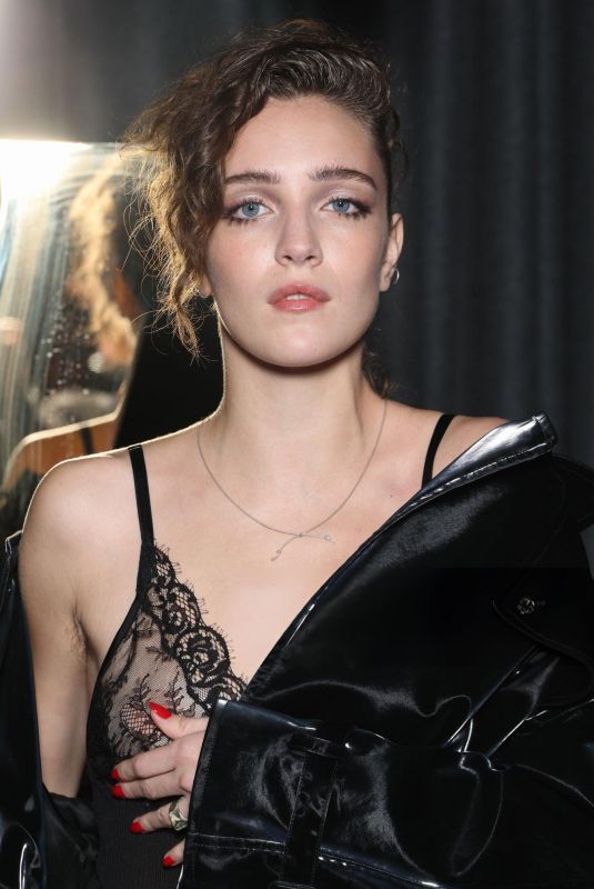 TALIA RYDER at Saint Laurent Womenswear Spring-Summer 2025 Show at Paris Fashion Week 09/24/2024
