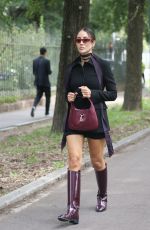 TAMARA KALINIC Arrives at Gucci Show at Milan Fashion Week 09/20/2024