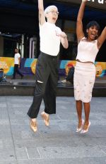 TAMRON HALL and LISH STEILING Arrives at Good Morning America in New York 09/03/2024