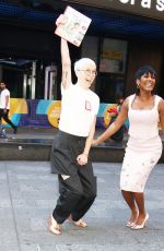 TAMRON HALL and LISH STEILING Arrives at Good Morning America in New York 09/03/2024