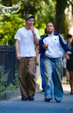 TATE MCRAE and Kid LAROI Out in New York 09/13/2024
