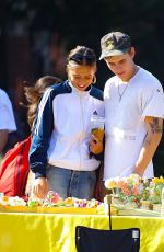 TATE MCRAE and Kid LAROI Out in New York 09/13/2024