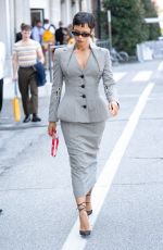 TAYLOR RUSSELL Leaves Excelsior Hotel in Venice 08/28/2024