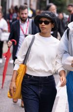 TAYLOR RUSSELL Out and About in Venice 09/05/2024