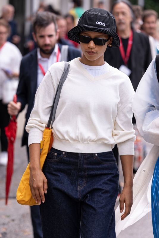 TAYLOR RUSSELL Out and About in Venice 09/05/2024