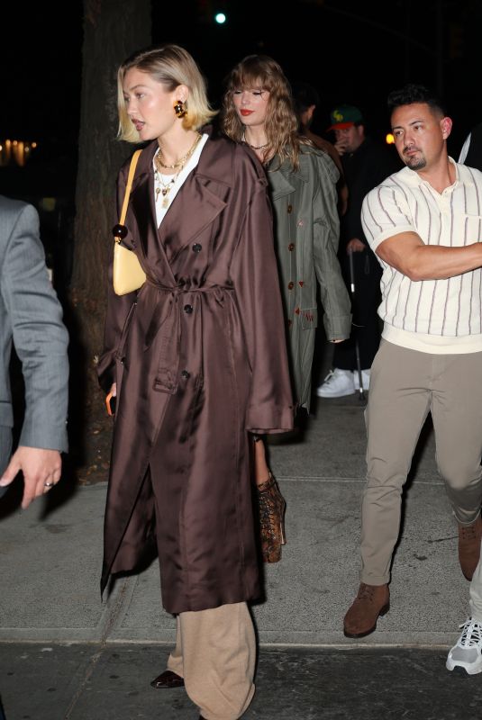 TAYLOR SWIFT and GIGI HADID Out for Dinner at The Corner Store in New York 09/21/2024