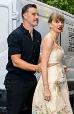 TAYLOR SWIFT and Travis Kelce Arrives at Electric Lady Studios in New York 09/07/2024