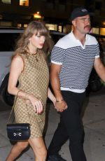 TAYLOR SWIFT and Travis Kelce Out for Dinner with Patrick and Brittany Mahomes in New York 09/08/2024