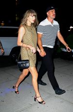 TAYLOR SWIFT and Travis Kelce Out for Dinner with Patrick and Brittany Mahomes in New York 09/08/2024