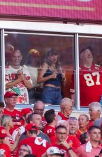 TAYLOR SWIFT at Baltimore Ravens vs. Kansas City Chiefs Game at Arrowhead Stadium in Kansas City 09/05/2024