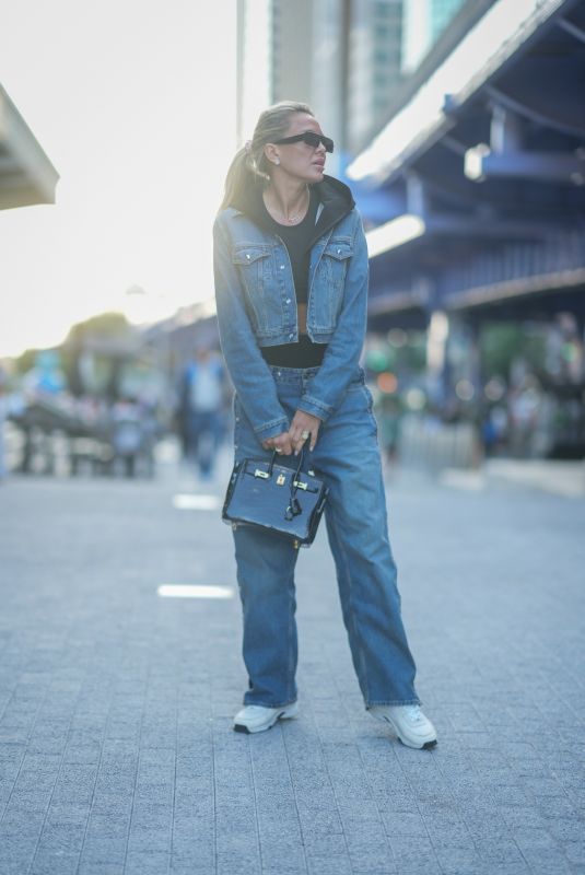TETYANA VERYOVKINA Out at NYFW in New York 09/08/2024