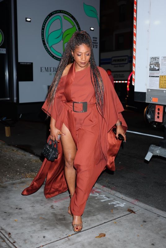 TIFFANY HADDISH Out for Dinner at Beauty & Essex in New York 09/25/2024